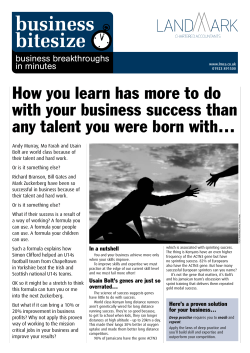 How you learn has more to do with your business success than any