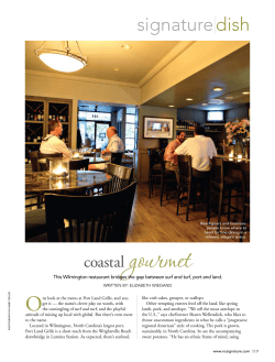 Coastal Gourmet - Port Land Grille