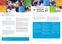 Teachers Notes - Edinburgh International Science Festival