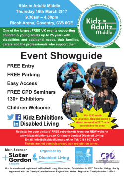 Kidz to Adultz Middle 2017 Showguide