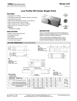 Datasheet - Vishay Precision Group