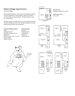 Elliott Village floor plans