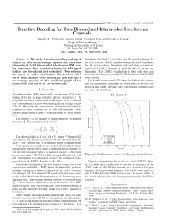 Iterative Decoding for Two-Dimensional Intersymbol Interference