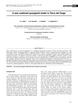 A new combined quasigeoid model in Tierra del Fuego