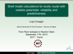 Shell model calculations for exotic nuclei with realistic potentials