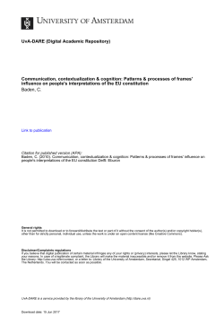 Framing effects - Research Explorer