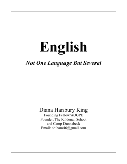 DHK Hx Handout 2012 - Academy of Orton