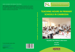 Teaching Hours in Primary Schools