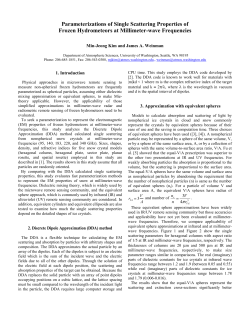 Parameterizations of Single Scattering Properties of Frozen