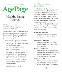 AgePage: Healthy Eating After 50