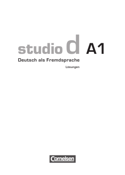 Deutsch als Fremdsprache