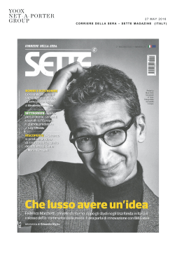 Che lusso avere un idea