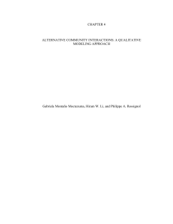 Gabriela Moctezuma-Montano`s PhD thesis