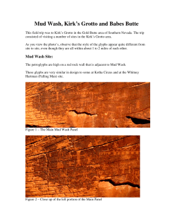 Mud Wash, Kirk`s Grotto and Babes Butte