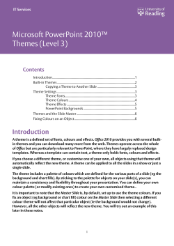 Microsoft PowerPoint 2010