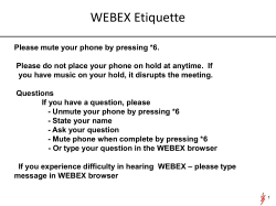 Secondary In Path Priority WEBEX 6-10