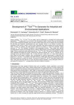 Development of 115Cd/115mIn Generator for Industrial and