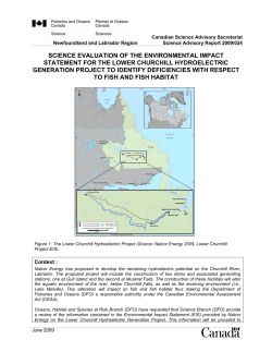 science evaluation of the environmental impact statement for the