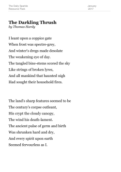 The Darkling Thrush