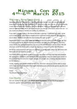 Minami Con 22 March 2015