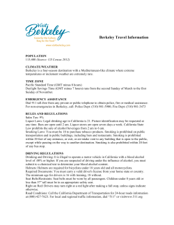 Berkeley Travel Information