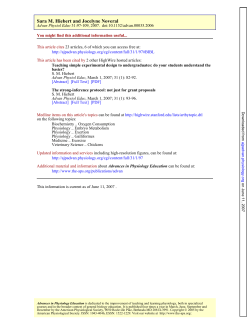 Sara M. Hiebert and Jocelyne Noveral