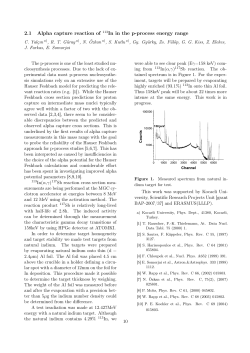 2.1 Alpha capture reaction of 113In in the p
