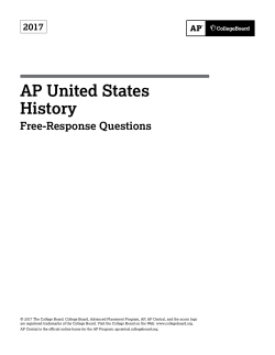 AP United States History 2017 Free