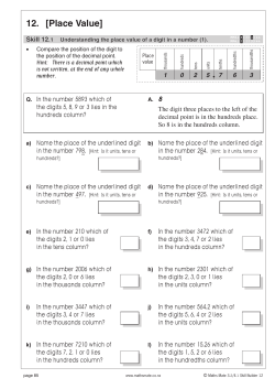 12. [Place Value]