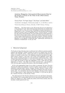 Austrian&ndash;Hungarian Astronomical Observatories Run by the