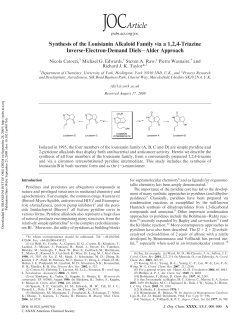 Synthesis of the Louisianin Alkaloid Family via a 1,2,4