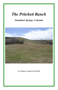 The Pritchett Ranch - Lulita Crawford Pritchett