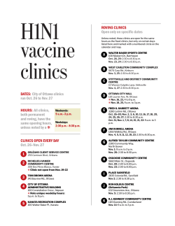 H1N1 Vaccine - Ottawa Citizen