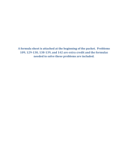 math summer work packet - Providence Classical School