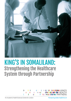 king`s in somaliland - King`s Health Partners