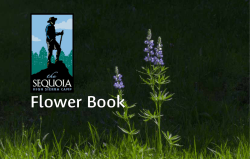 Flower Book - Sequoia High Sierra Camp