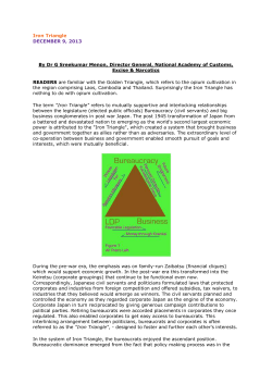 Iron Triangle DECEMBER 9, 2013