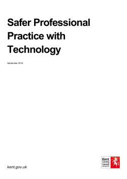 Safer Professional Practice with Technology