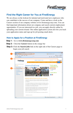 Find the Right Career for You at FirstEnergy