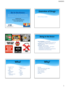 Overview of Drugs