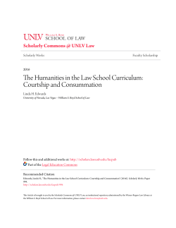 The Humanities in the Law School Curriculum