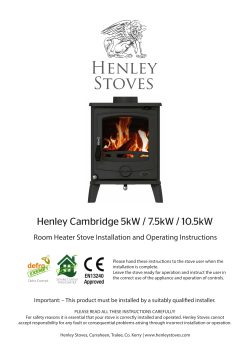 Henley Cambridge 5kW / 7.5kW / 10.5kW