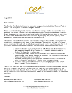 Third Grade - Greenville County Schools