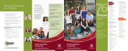 French immersion at uOttawa