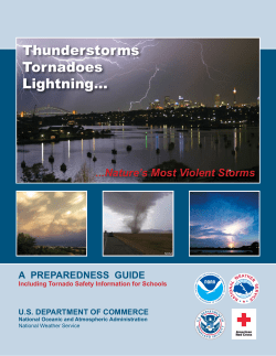 Thunderstorms Tornadoes Lightning
