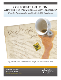 Corporate Infusion - People For the American Way