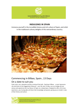 Commencing in Bilbao, Spain&hellip;13 Days On a date to suit you