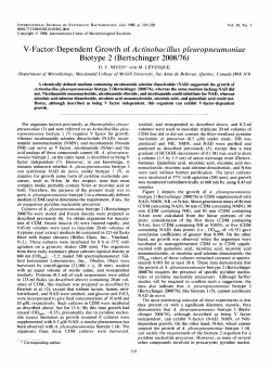 Bertschinger 2008/76 - International Journal of Systematic and