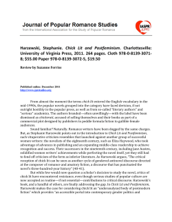 PDF of this content. - Journal of Popular Romance Studies