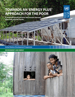 towards an `energy plus` approach for the poor